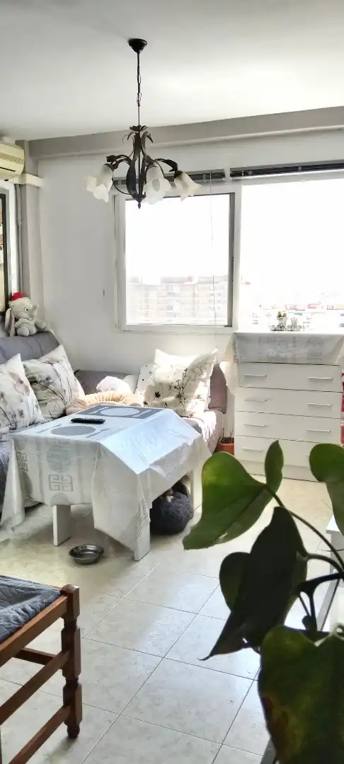 Wohnzimmer von Wohnung zur untervermieten in Málaga mit Möbliert, Ofen und Waschmaschine