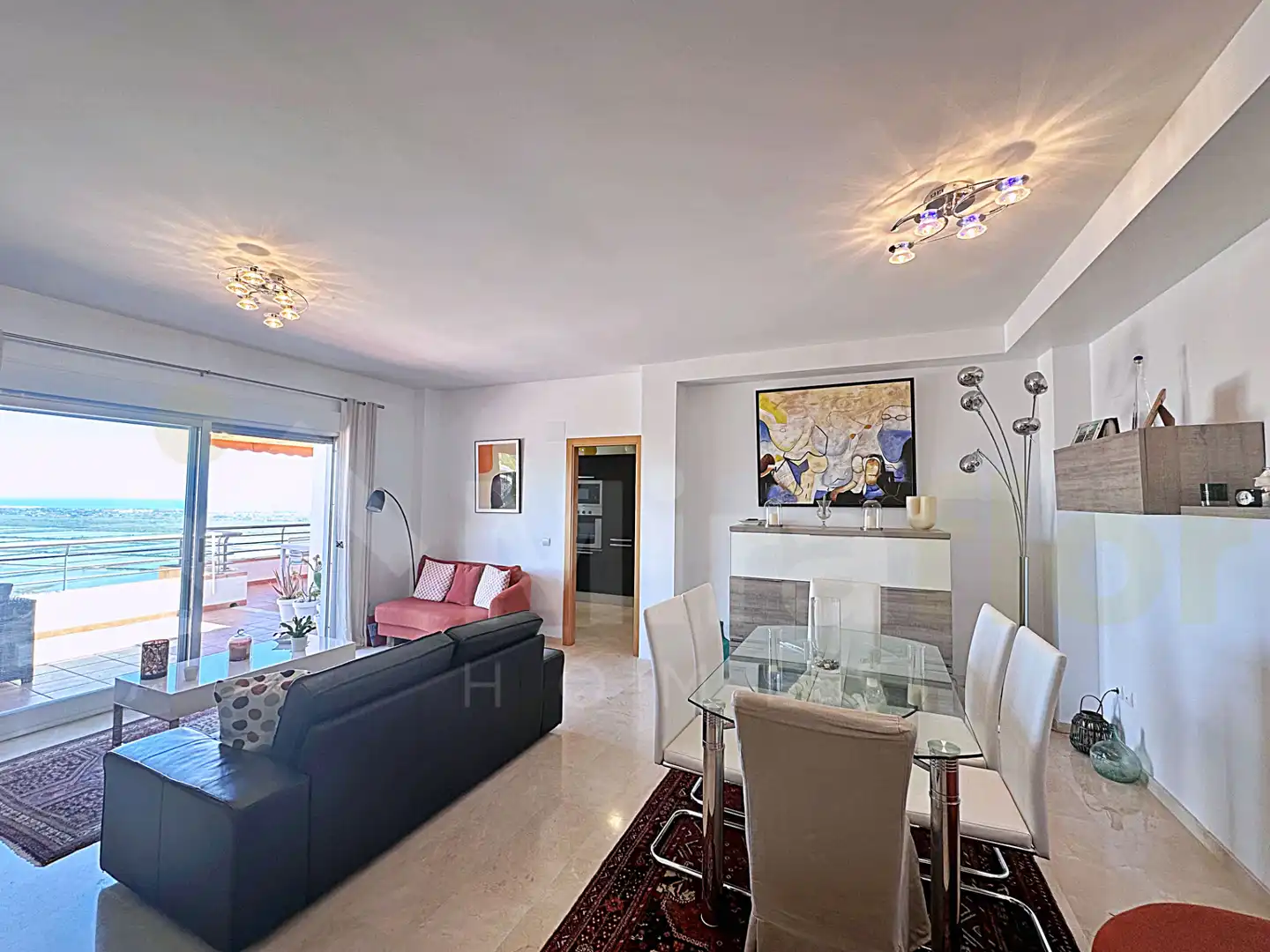 Sala de estar de Apartamento en venta en Pego con Aire acondicionado, Calefacción y Terraza