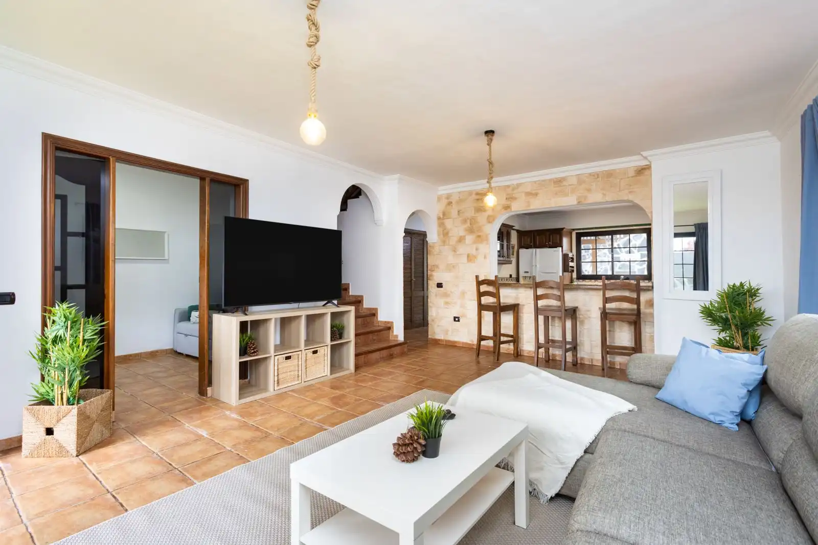 Living room of Detached homes for sale in El Sauzal  with Private garden, Terrace and Balcony