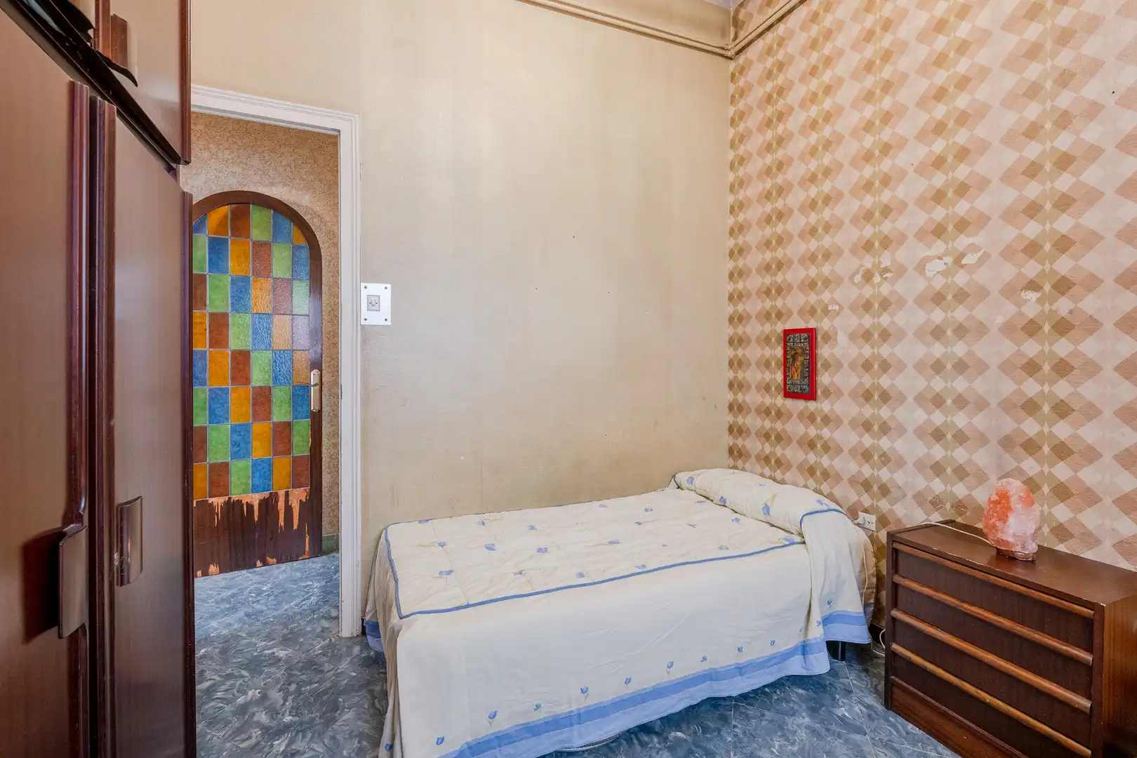 Dormitori de Casa adosada en venda en Barcelona amb Calefacció, Jardí privat i Terrassa