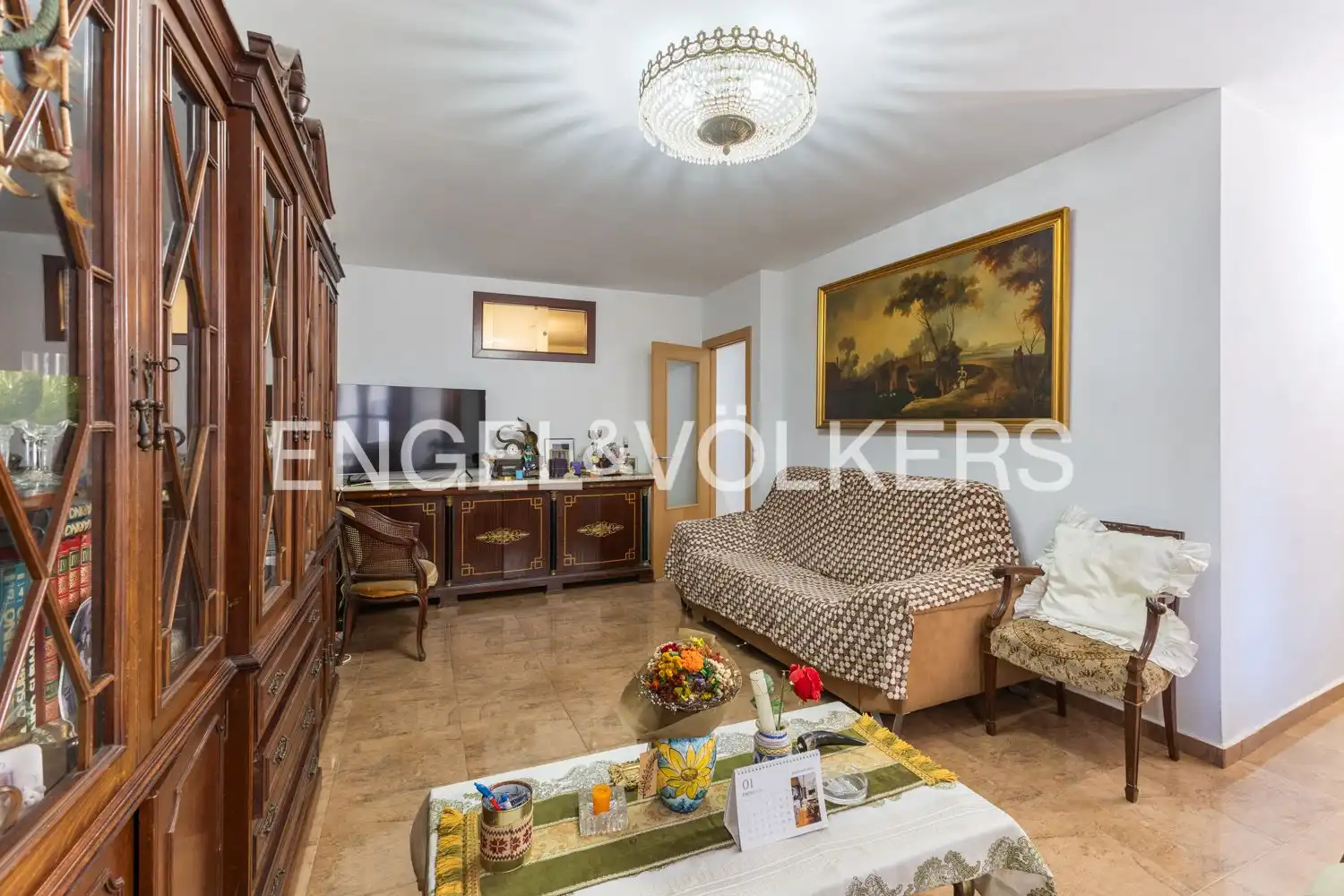 Living room of Flat for sale in Valencia  with Heating, Terrace and Storage room