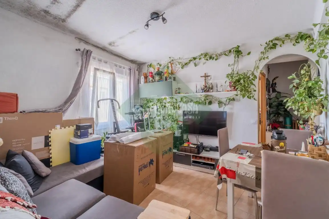 Sala de estar de Piso en venta en Madrid
