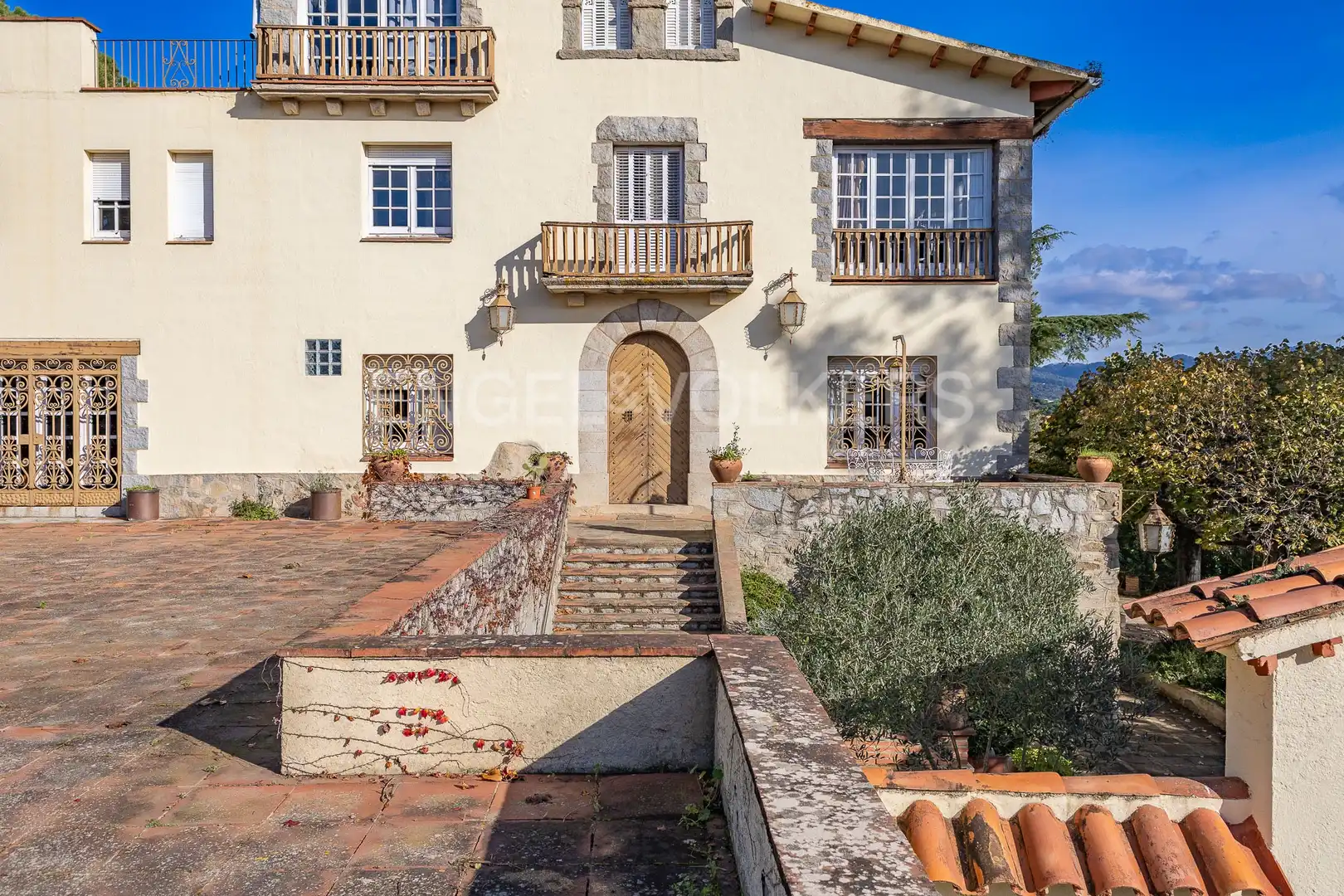 Vista exterior de Casa o xalet en venda en Montornès del Vallès, Barcelona