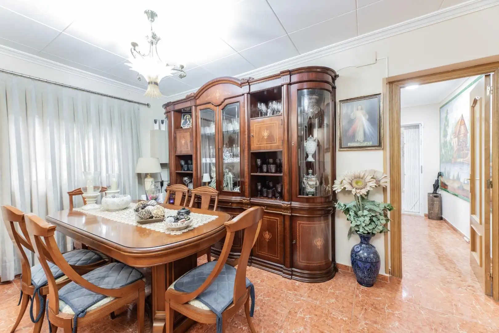 Comedor de Casa o chalet en venta en Turís con Aire acondicionado, Jardín privado y Terraza