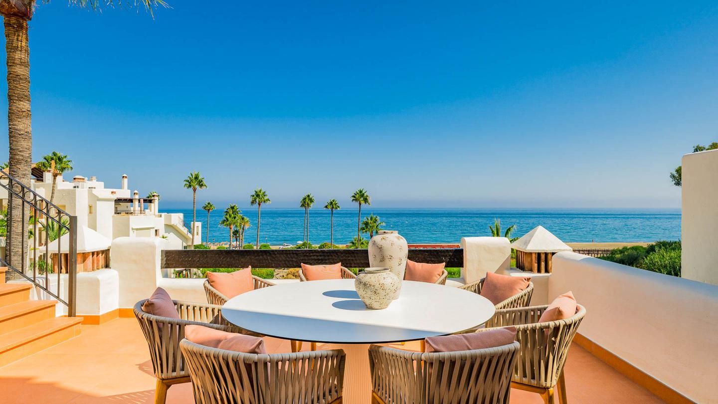 Terrace of Attic for sale in Estepona  with Air Conditioner, Heating and Private garden