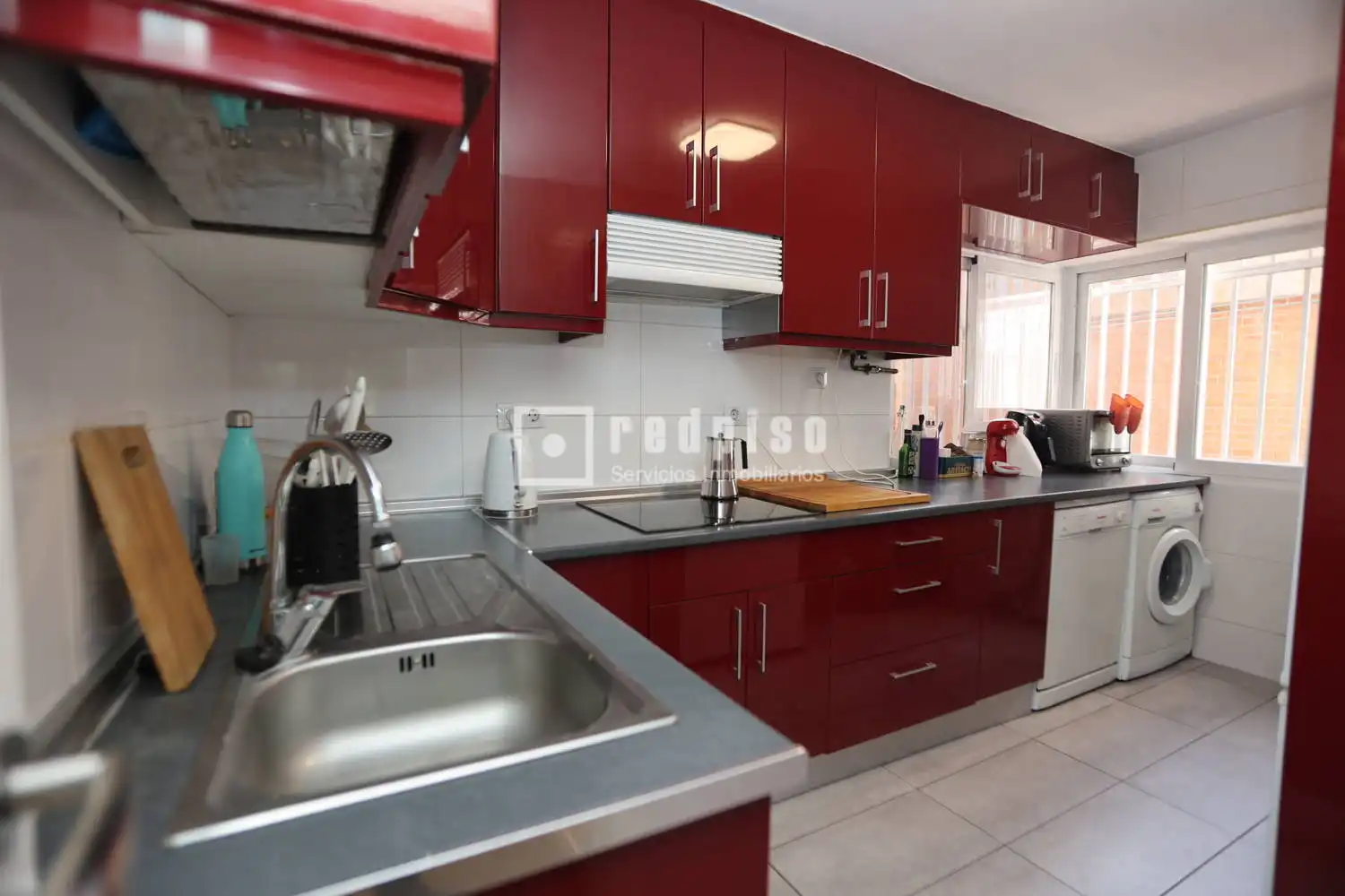 Kitchen of Flat for sale in Madrid  with Air Conditioner, Heating and Terrace