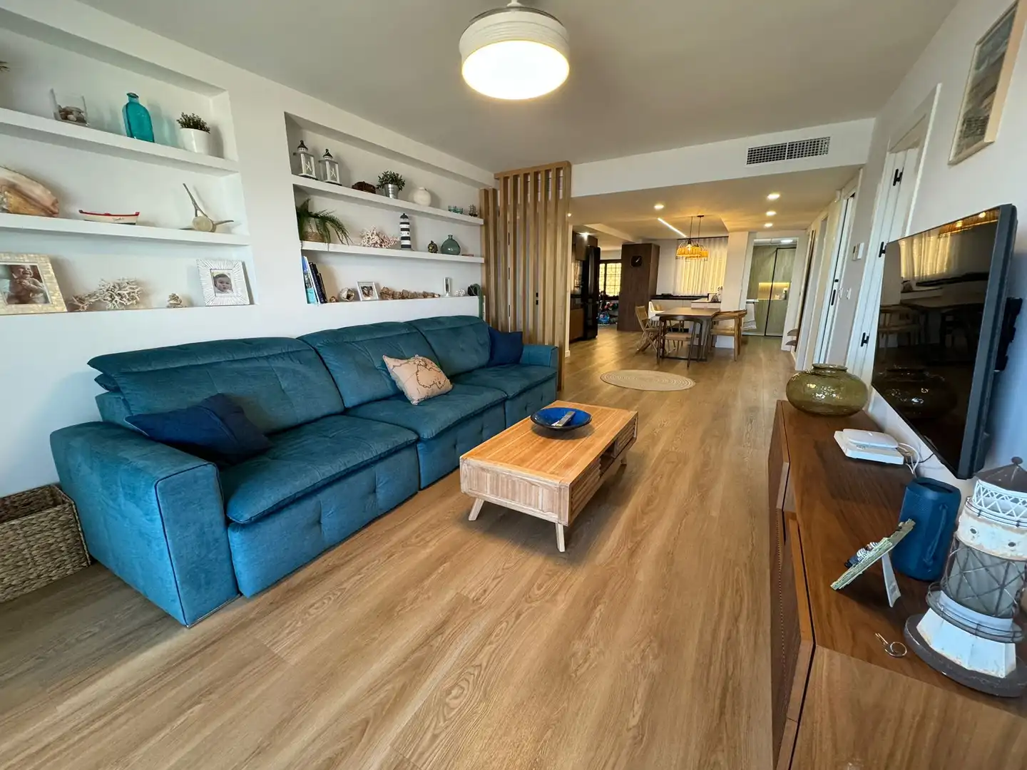 Living room of Ground floor for sale in Pilar de la Horadada  with Air Conditioner, Heating and Terrace