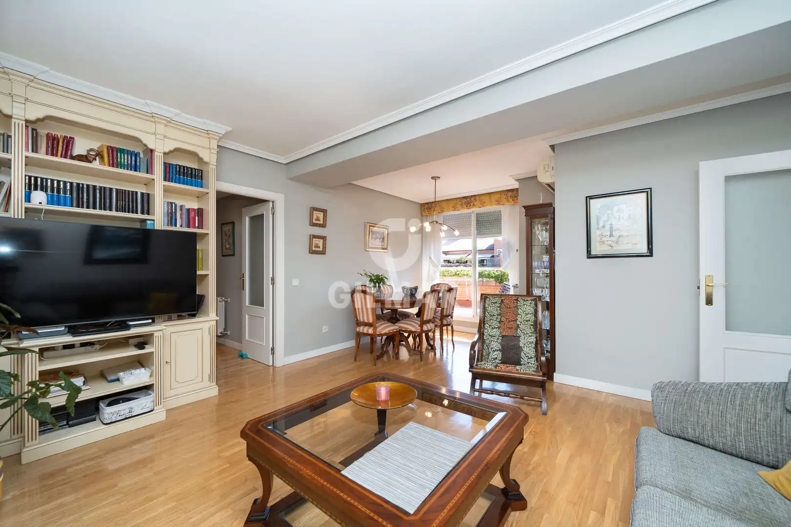 Sala de estar de Ático en venta en Madrid con Calefacción, Jardín privado y Trastero