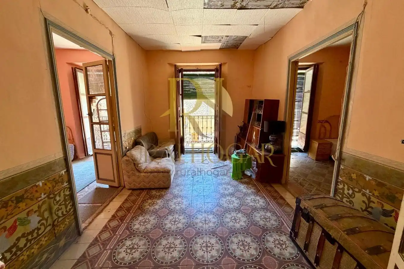 Sala de estar de Casa o chalet en venta en Maranchón con Jardín privado, Trastero y Amueblado