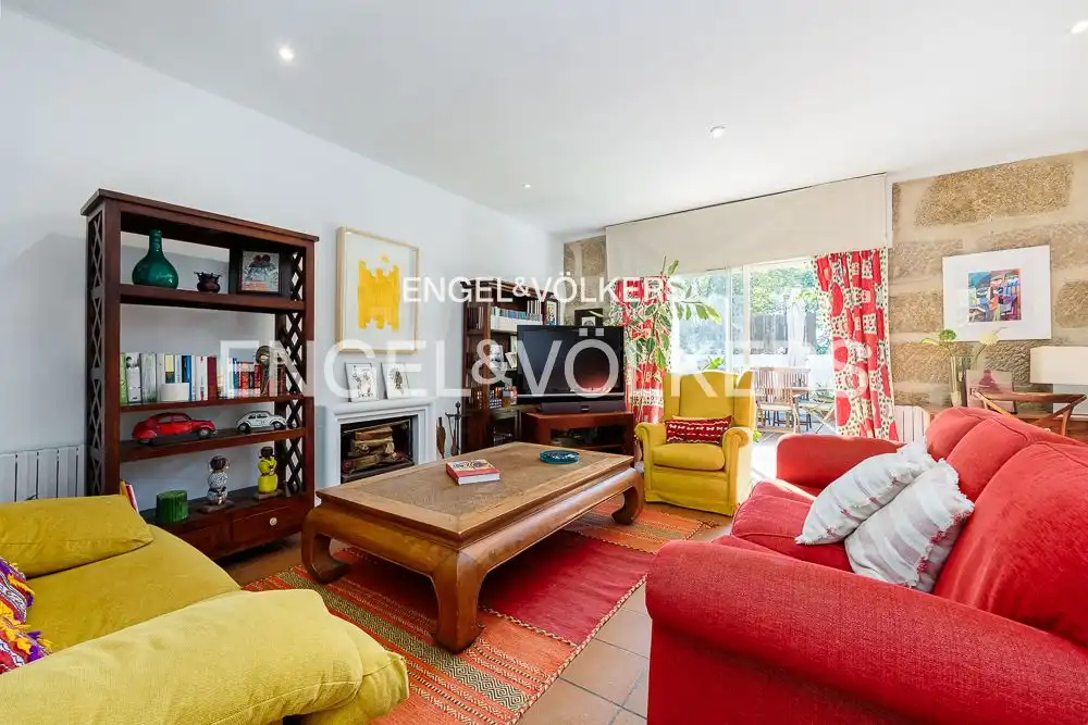 Living room of Houses for sale in Vigo   with Heating, Private garden and Terrace