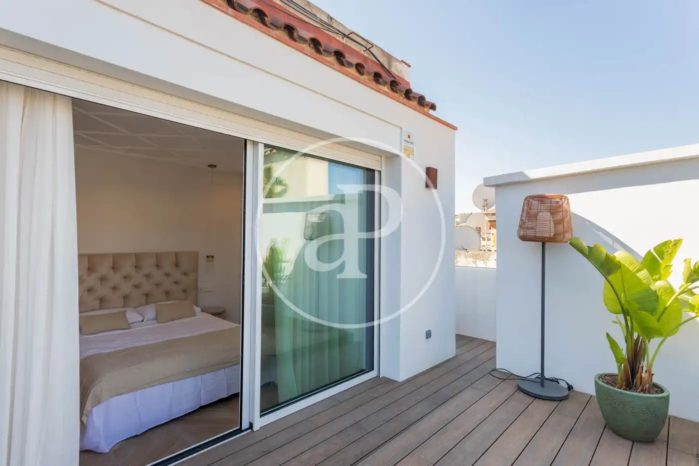 Terraza de Piso de alquiler en Barcelona con Aire acondicionado, Calefacción y Terraza