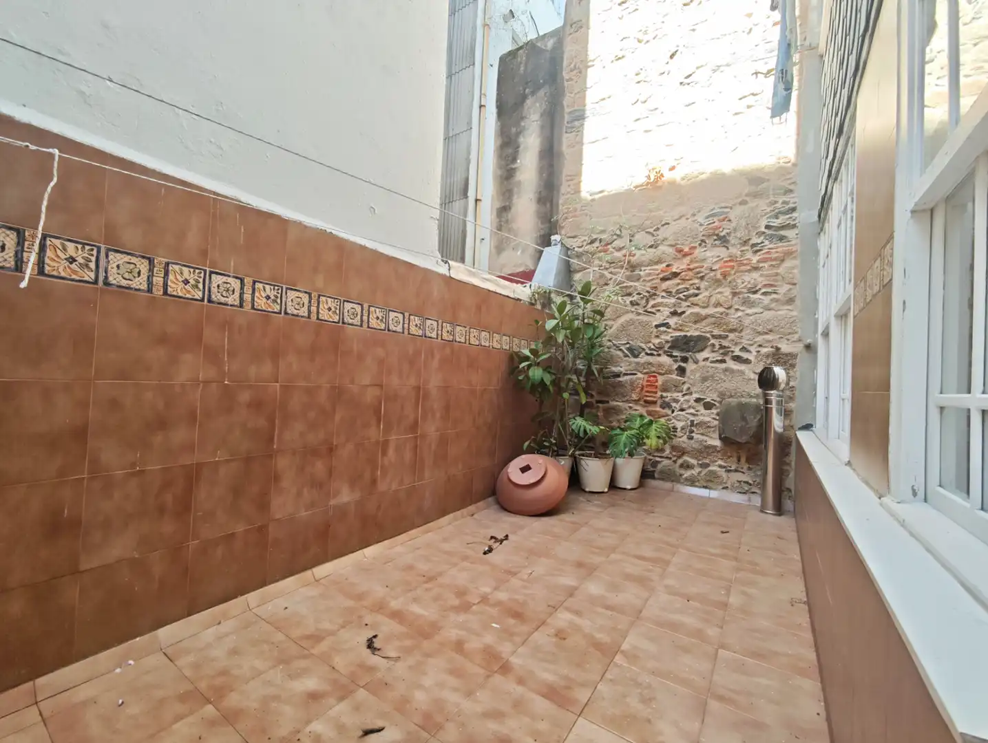 Terraza de Piso de alquiler en Ferrol con Calefacción, Parquet y Terraza