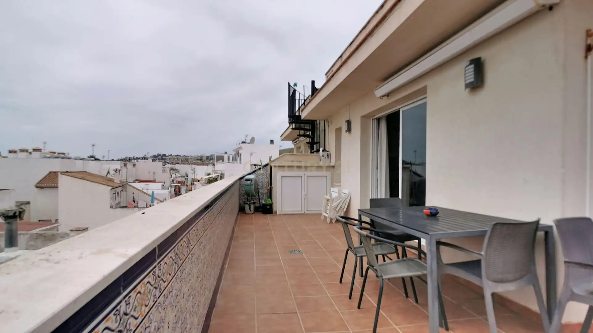 Terrace of Apartments for rent in Mijas  with Air Conditioner and Washing machine