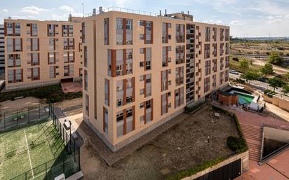 Exterior view of Flat for sale in Tres Cantos  with Heating, Storage room and Swimming Pool