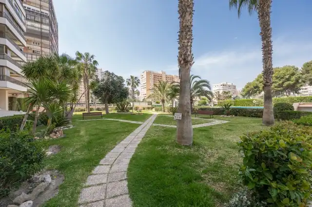 Garten von Wohnung zur Miete in Alicante / Alacant mit Klimaanlage, Heizung und Terrasse