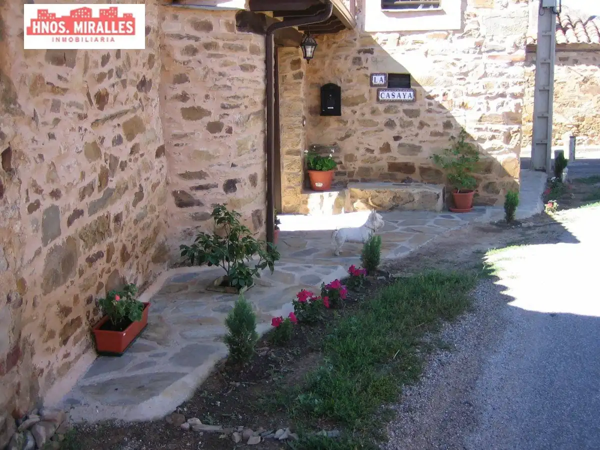 Vista exterior de Casa o chalet en venta en Santiago Millas con Amueblado