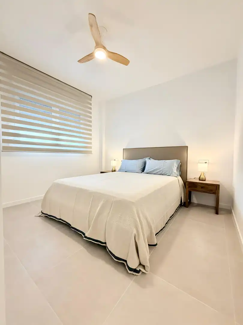 Bedroom of Apartments for rent in Estepona  with Air Conditioner, Terrace and Swimming Pool