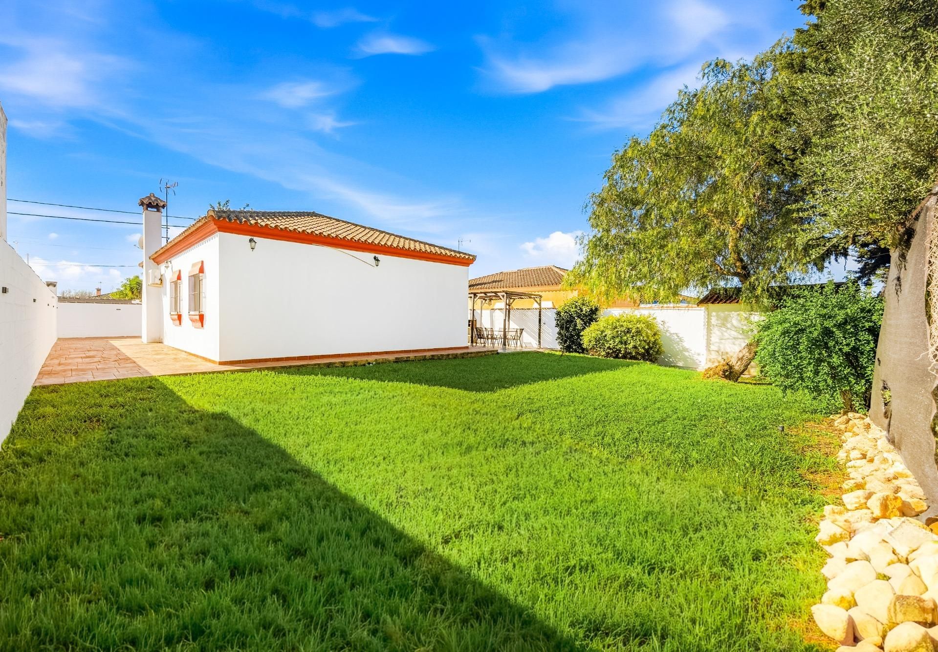 Jardín de Casa o chalet en venta en Chiclana de la Frontera con Aire acondicionado, Jardín privado y Terraza