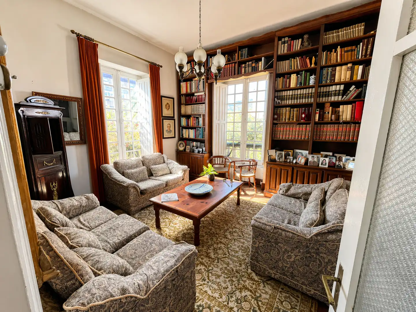 Living room of Houses for sale in Cabanas  with Heating, Private garden and Parquet flooring
