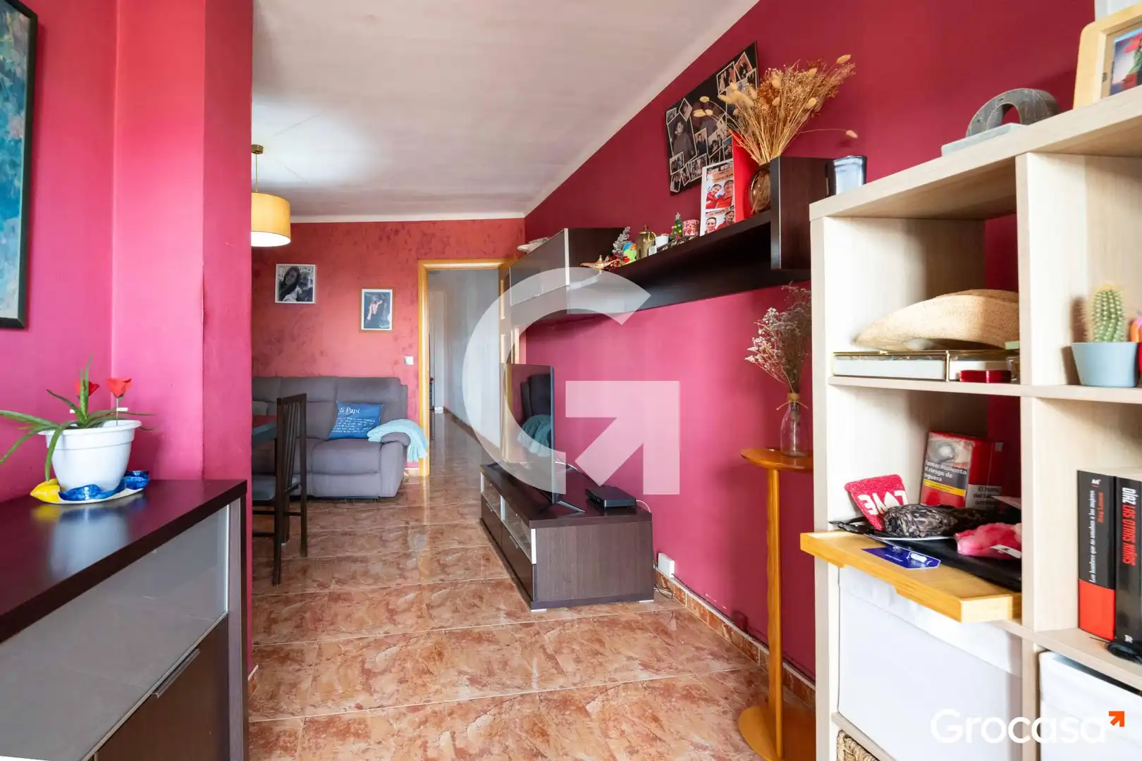 Sala de estar de Piso en venta en Mataró con Calefacción, Horno y TV