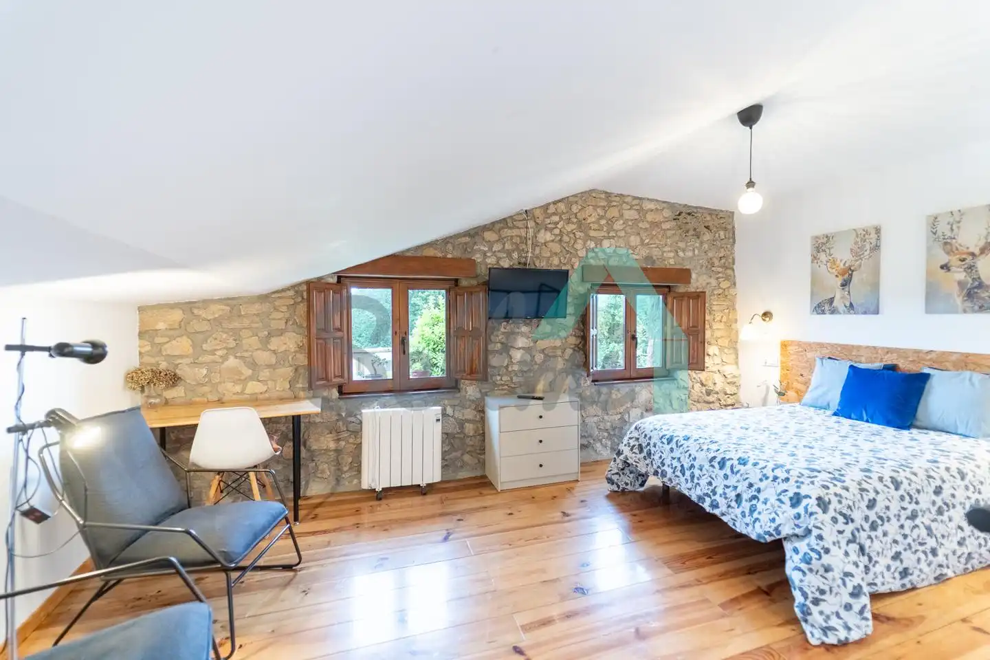 Habitación de Casa adosada de alquiler en Oviedo  con Jardín privado, Parquet y Terraza