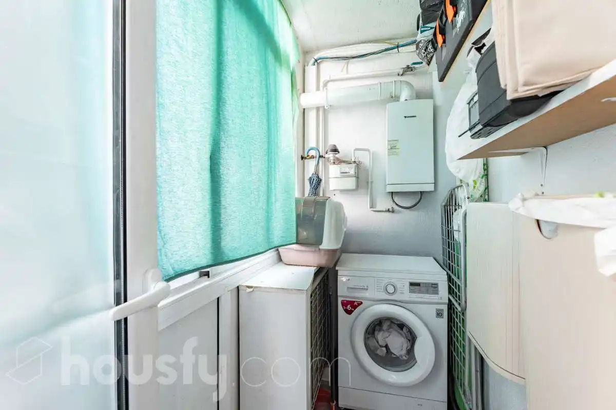 Küche von Wohnung zum Verkauf in Rubí mit Klimaanlage, Heizung und Parkett