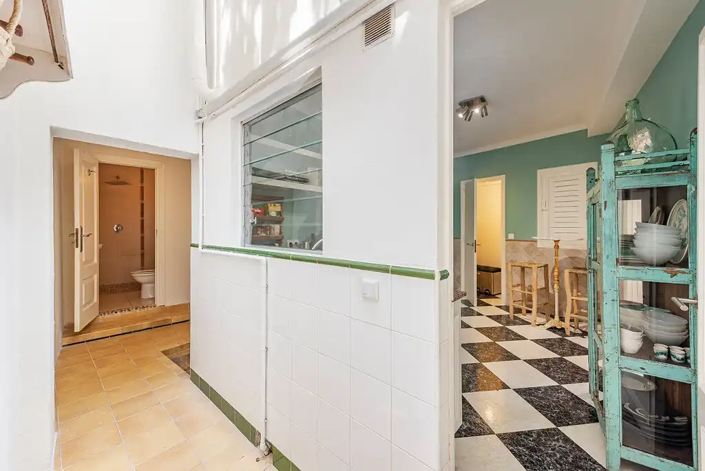 Cocina de Finca rústica en venta en Pollença con Aire acondicionado, Calefacción y Jardín privado