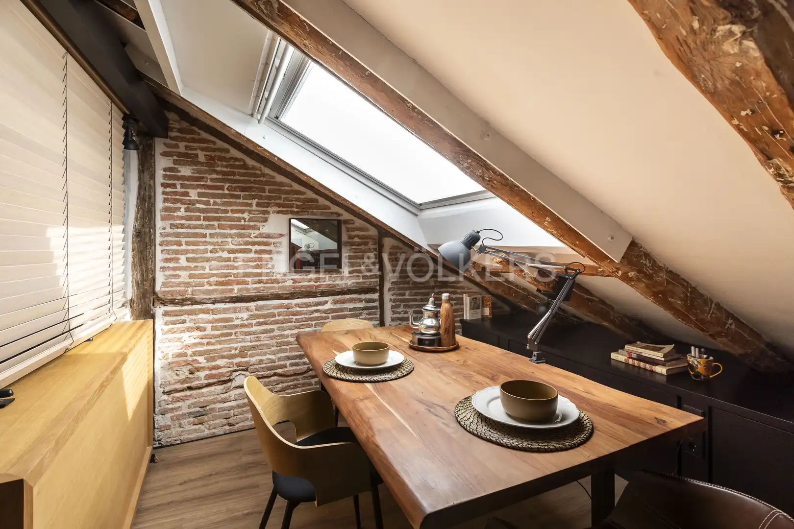 Esszimmer von Wohnung zur Miete in Madrid mit Klimaanlage, Heizung und Möbliert