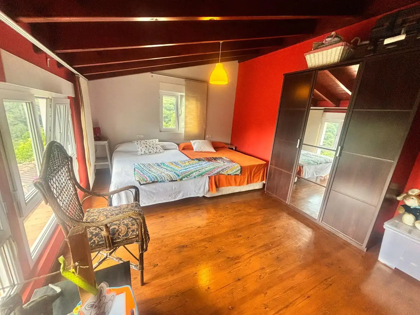 Bedroom of Houses for sale in Langreo  with Heating, Private garden and Terrace
