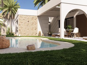 Chalet con piscina en venta en Campo de Murcia