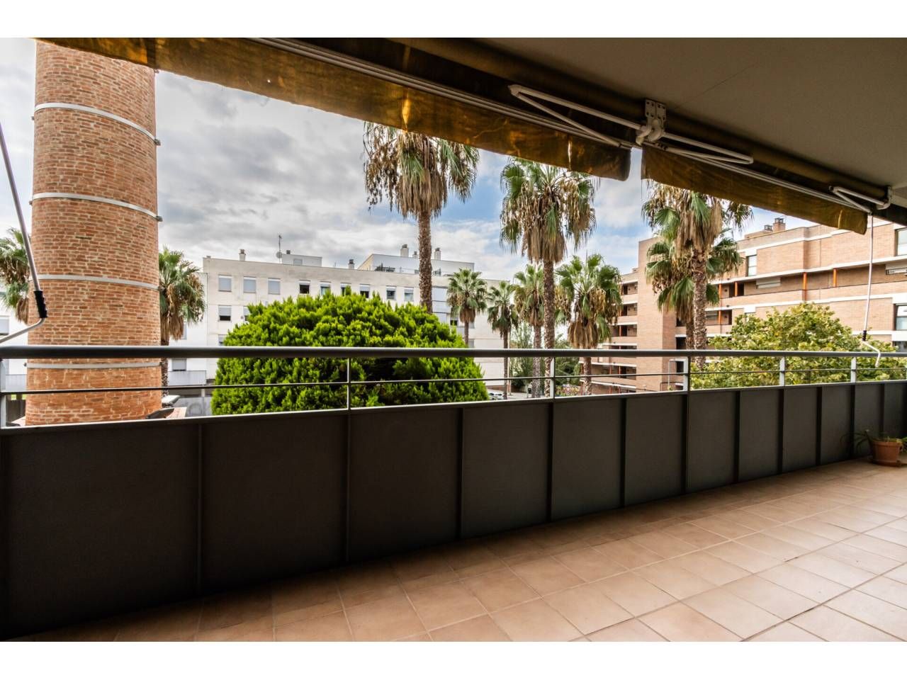 Terrace of Flat for sale in Sabadell  with Air Conditioner, Heating and Parquet flooring