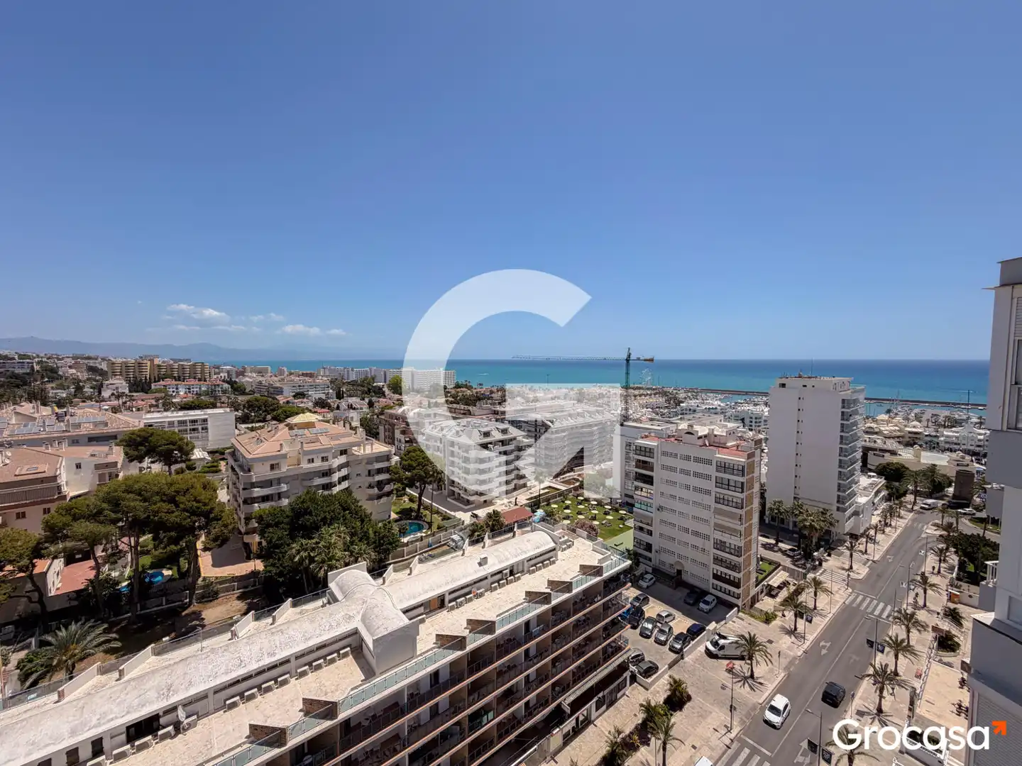 Vista exterior de Piso en venta en Benalmádena con Aire acondicionado, Jardín privado y Terraza