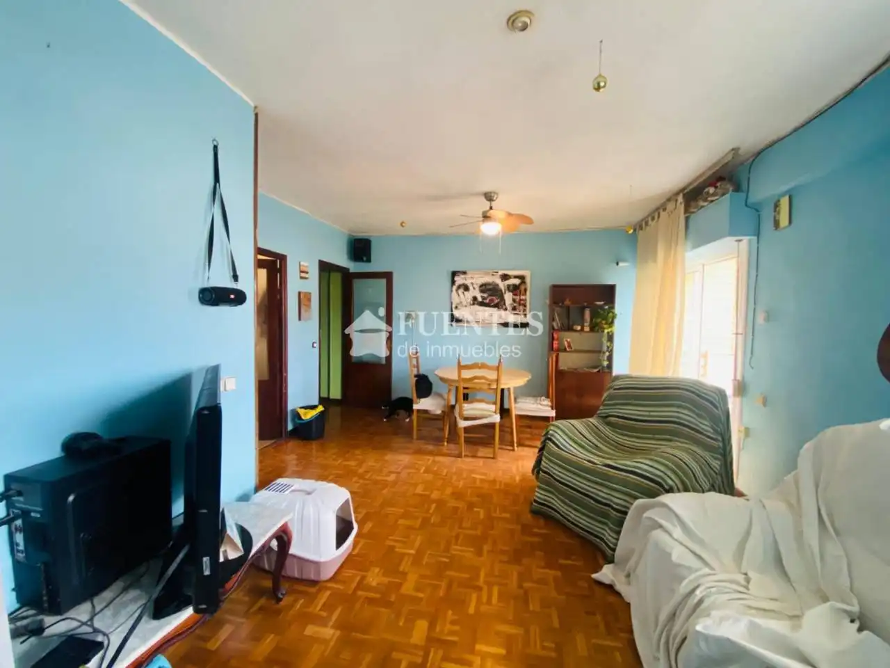 Schlafzimmer von Wohnung zum Verkauf in Alicante / Alacant mit Parkett und Terrasse