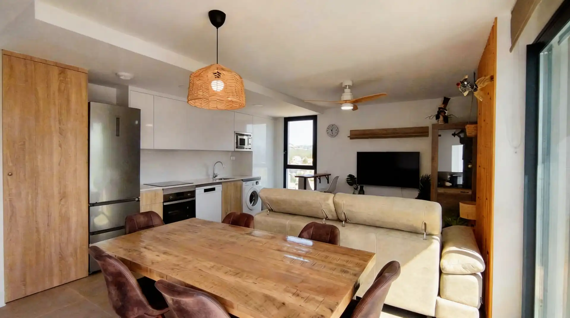 Sala d'estar de Apartament en venda en Calpe / Calp amb Aire condicionat, Calefacció i Traster