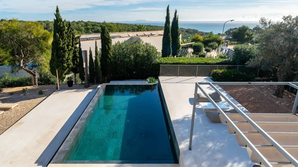 Schwimmbecken von Haus zum Verkauf in Sol de Mallorca