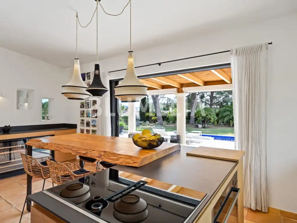 Cocina de Casa o chalet en venta en Jávea / Xàbia con Aire acondicionado, Jardín privado y Terraza