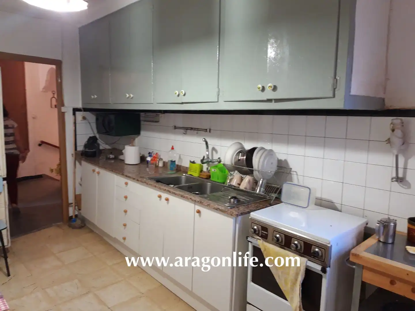 Kitchen of Houses for sale in Fabara  with Storage room, Furnished and Oven
