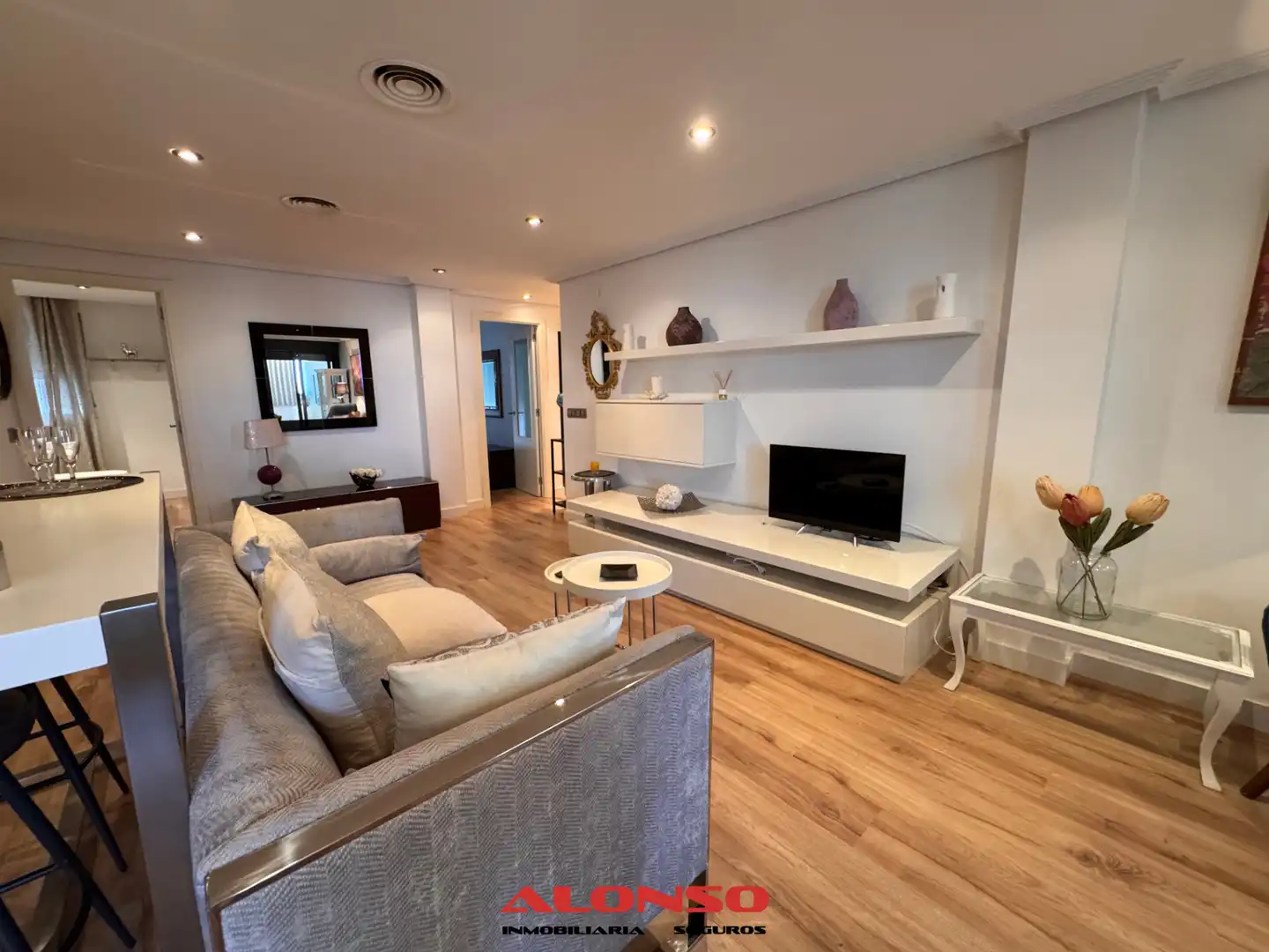 Living room of Attic for sale in Vinaròs  with Air Conditioner, Heating and Parquet flooring