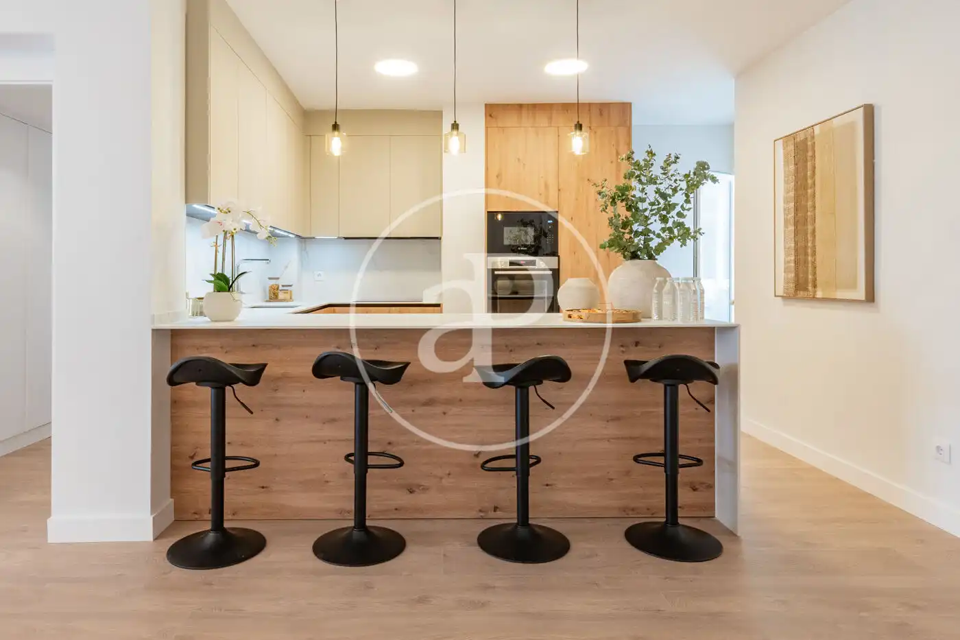 Kitchen of Flat for sale in Madrid  with Air Conditioner, Heating and Terrace