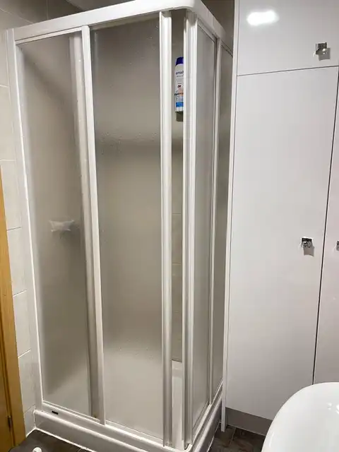 Baño de Apartamento en venta en Cistérniga con Calefacción, Trastero y Amueblado