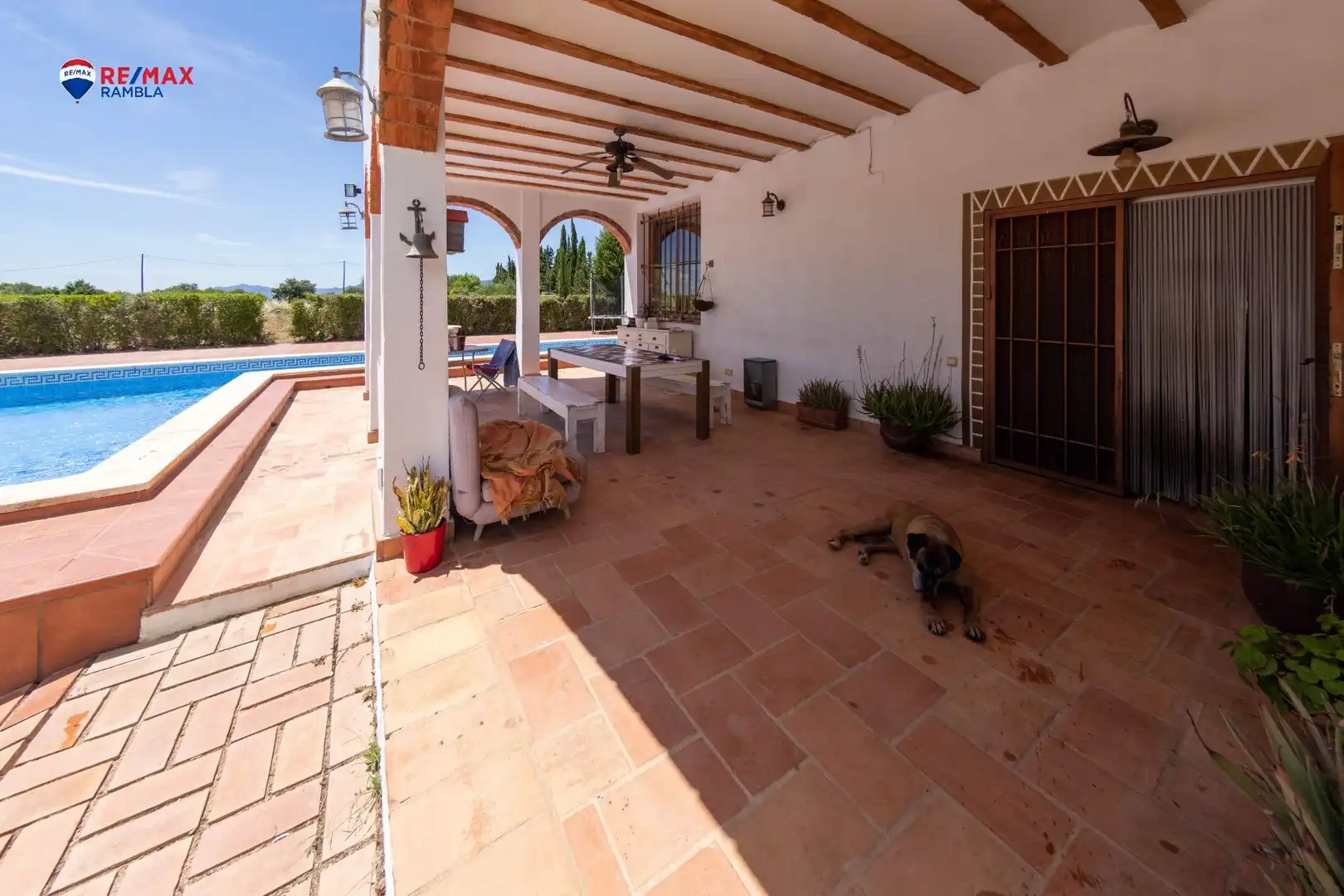 Terraza de Finca rústica en venta en Montbrió del Camp