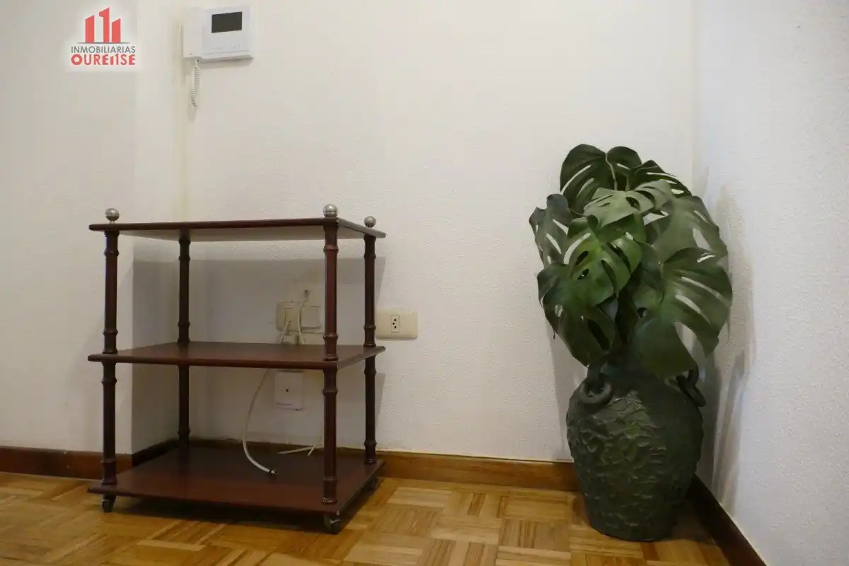 Sala de estar de Piso de alquiler en Ourense Capital  con Calefacción, Amueblado y Balcón