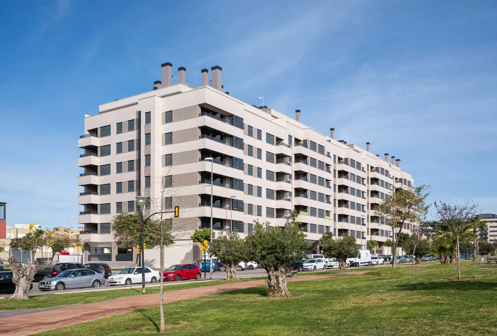 Exterior view of Flat for sale in Málaga  with Parquet flooring, Terrace and Storage room