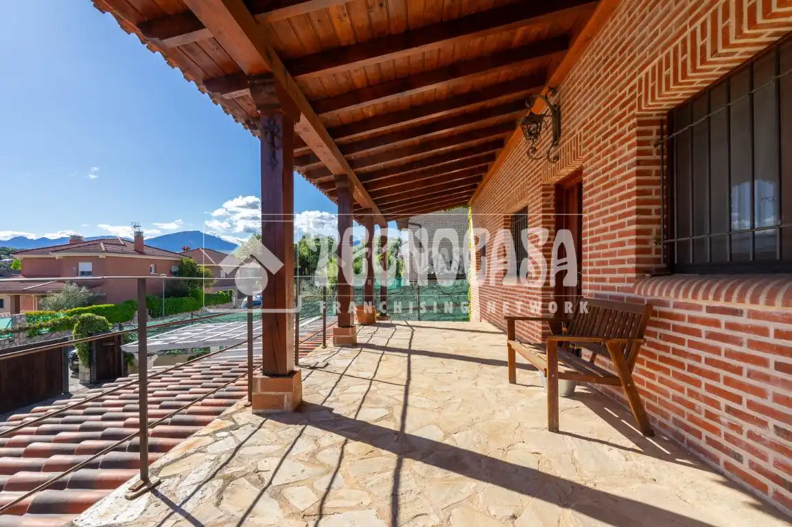 Terraza de Casa o chalet en venta en Guadalix de la Sierra con Calefacción, Jardín privado y Terraza