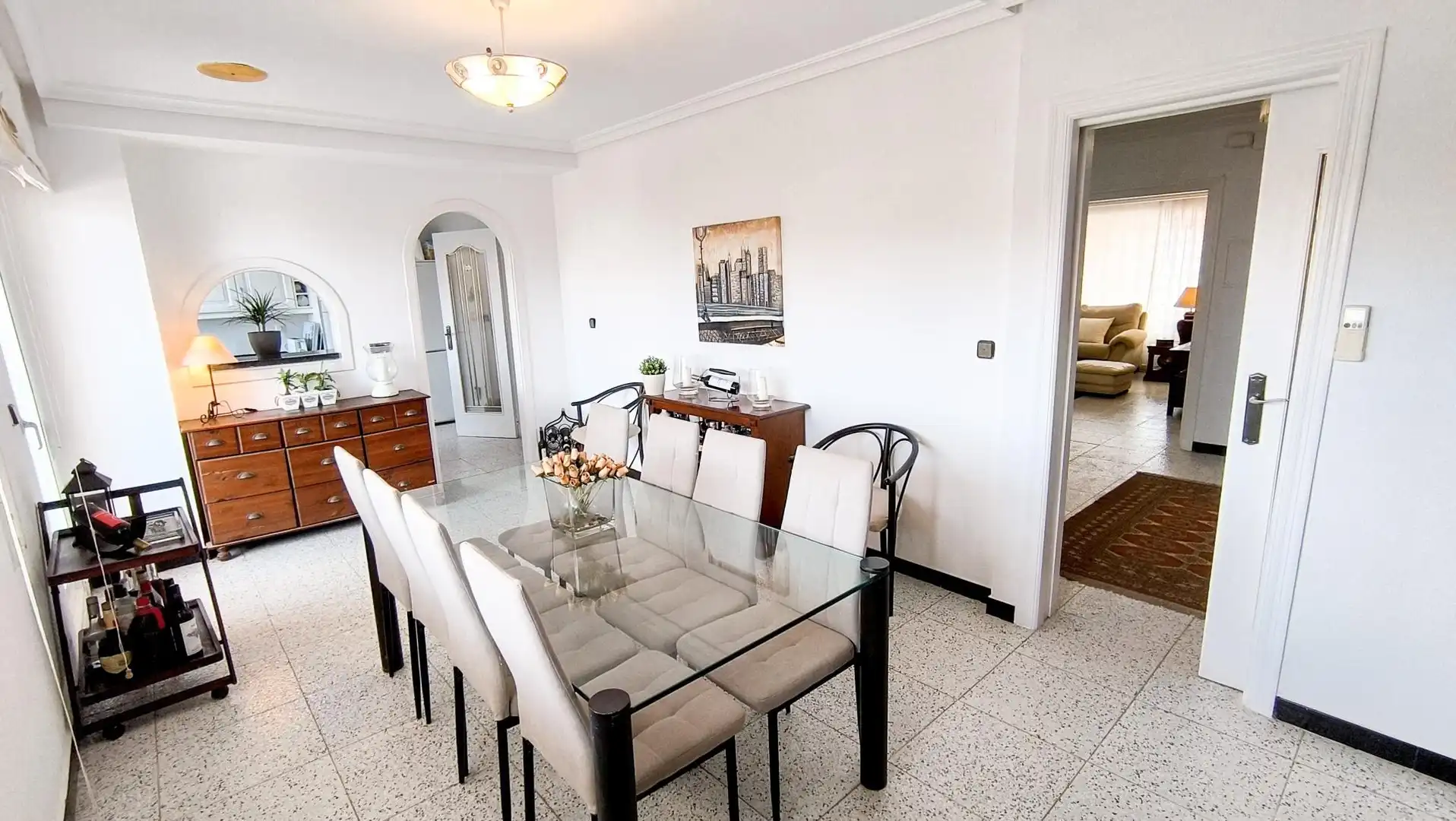 Esszimmer von Einfamilien-Reihenhaus zum Verkauf in La Manga del Mar Menor mit Terrasse