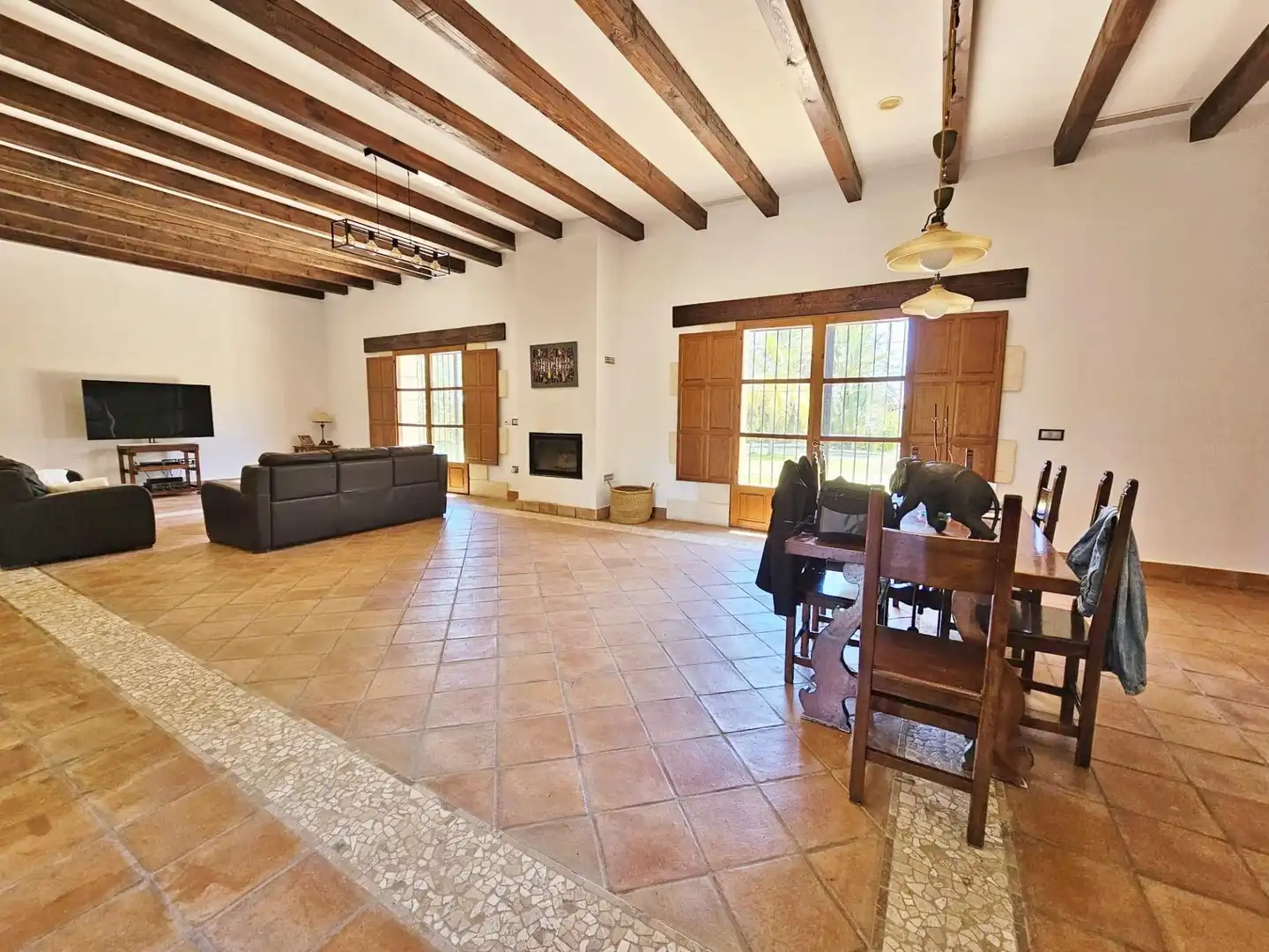 Sala d'estar de Casa o xalet en venda en Elche / Elx amb Aire condicionat, Calefacció i Jardí privat