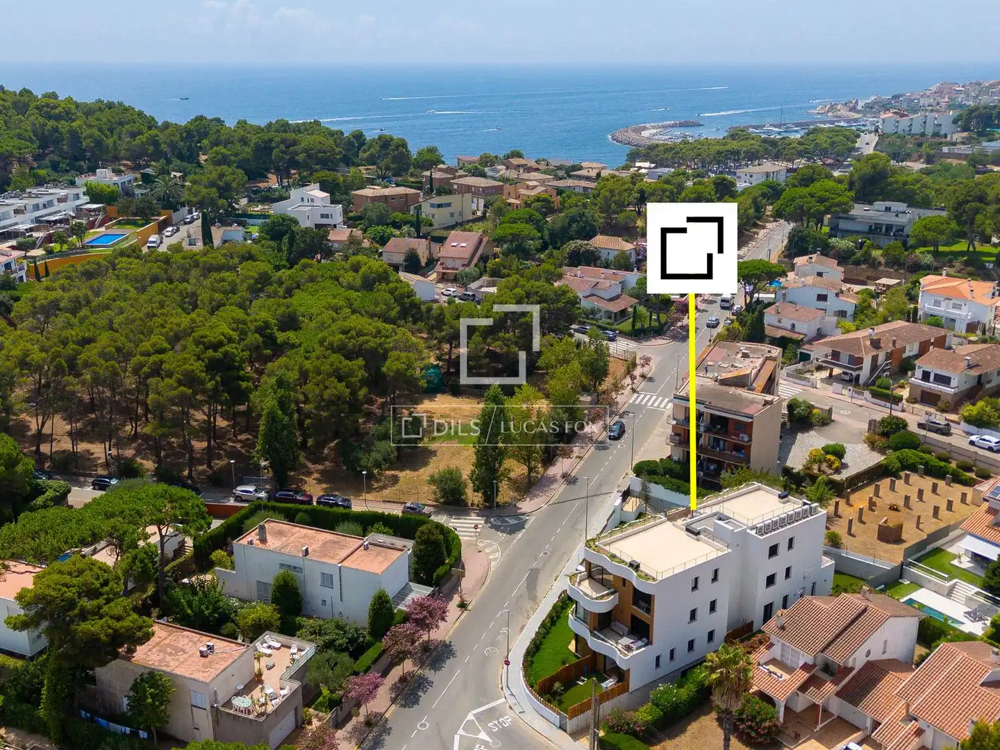 Vista exterior de Piso en venta en Palamós con Aire acondicionado, Calefacción y Jardín privado