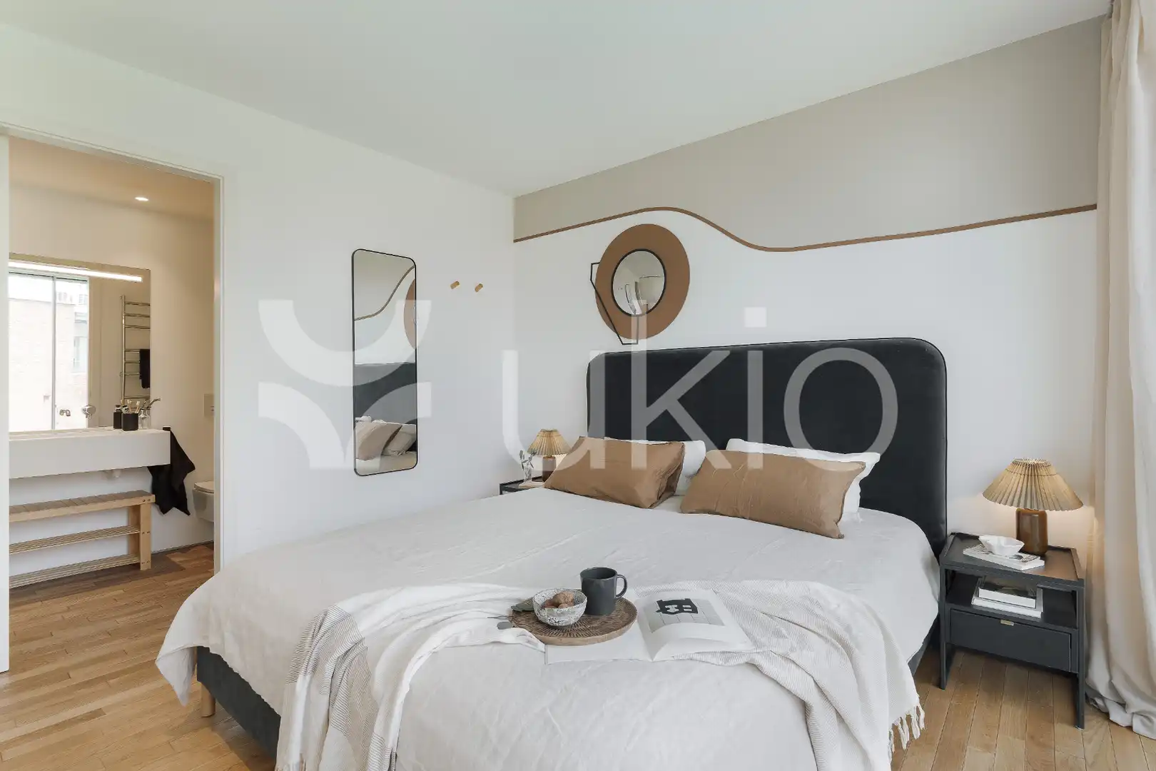 Bedroom of Apartments for rent in Madrid  with Heating, Swimming Pool and Furnished