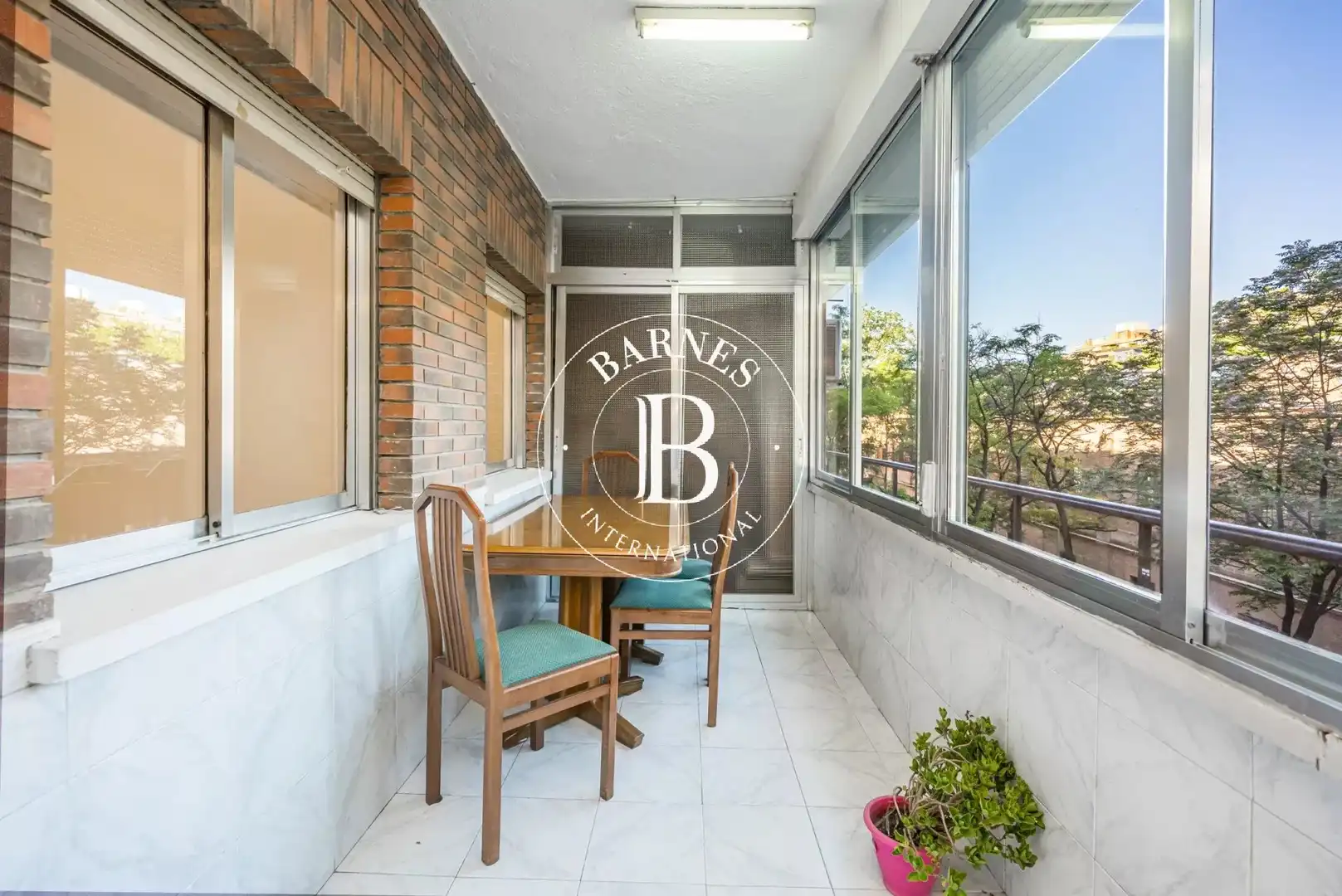 Balcony of Flat for rent in Madrid  with Air Conditioner, Heating and Terrace