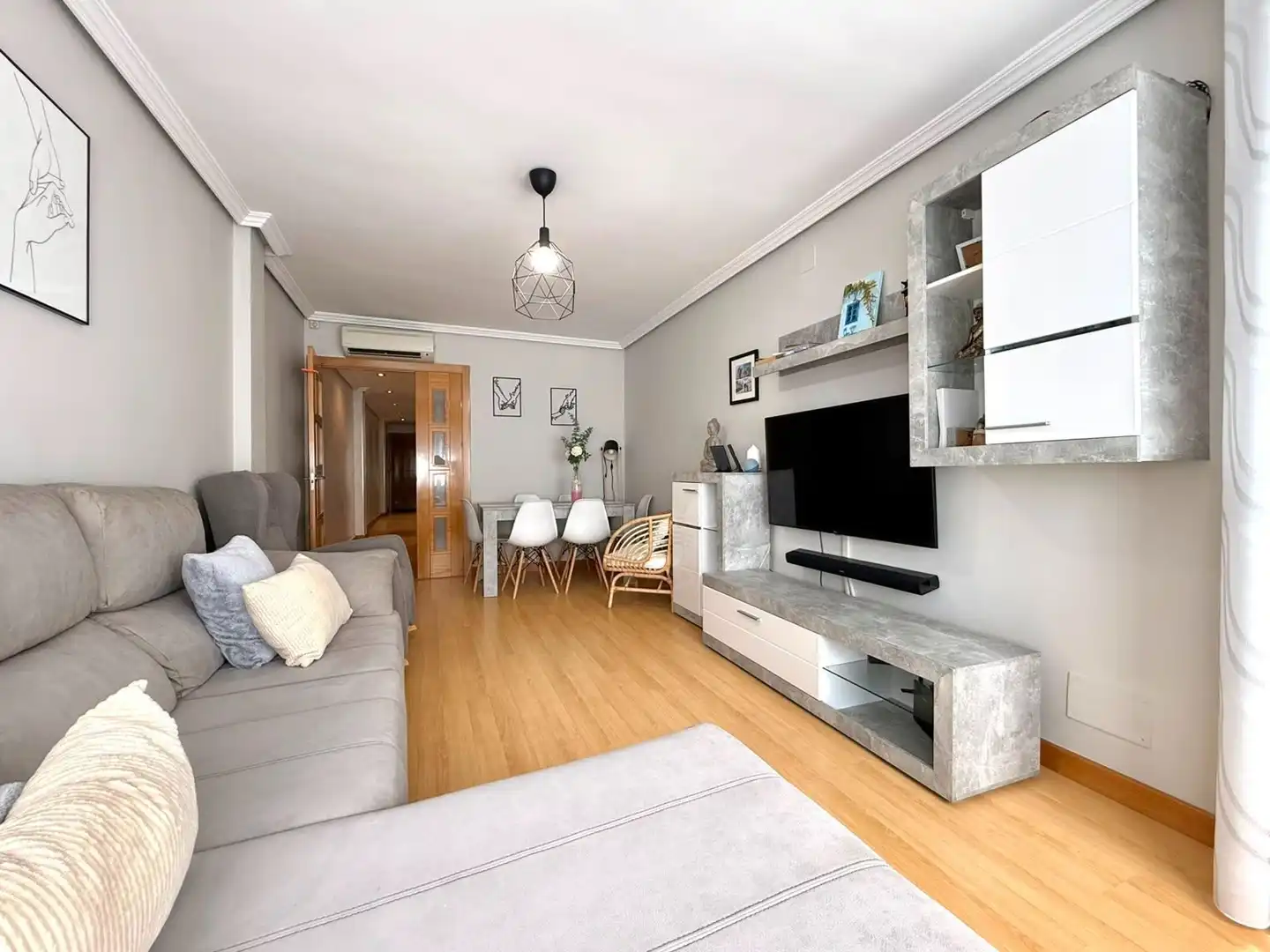 Wohnzimmer von Wohnung zum Verkauf in Getafe mit Heizung, Terrasse und Abstellraum